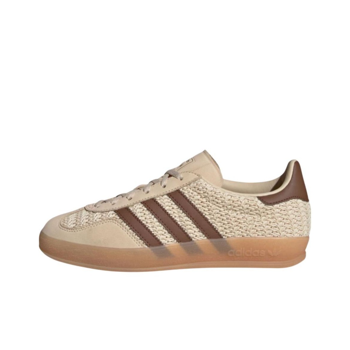 Adidas Shoes Gazelle - Adidas Originals GAZELLE INDOOR รองเท้าสเก็ตบอร์ดหุ้มข้อต่ำสำหรับผู้หญิง สีเบจ-น้ำตาล