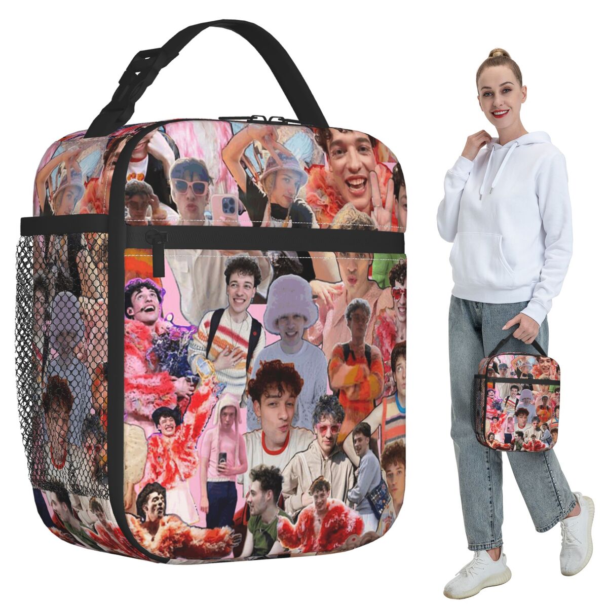 Women Bags Winners - นีโม ยูโรวิชั่นส์ วินเนอร์ ชิวเซอร์แลนด์กระเป๋าใส่อาหารกลางวันแบบมีฉนวนสำหรับผู้หญิง กล่องใส่อาหารเก็บความเย็นสำหรับสำนักงาน กระเป๋าใส่อาหารกลางวัน