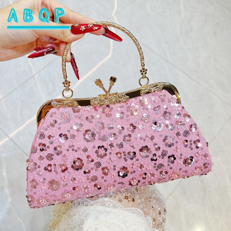 Women Bags In Trend - กระเป๋าถือสำหรับงานเลี้ยงอาหารค่ำ ประดับเลื่อมเพชร แบรนด์หรู แฟชั่นทันสมัย กระเป๋าสะพายข้างสำหรับผู้หญิง