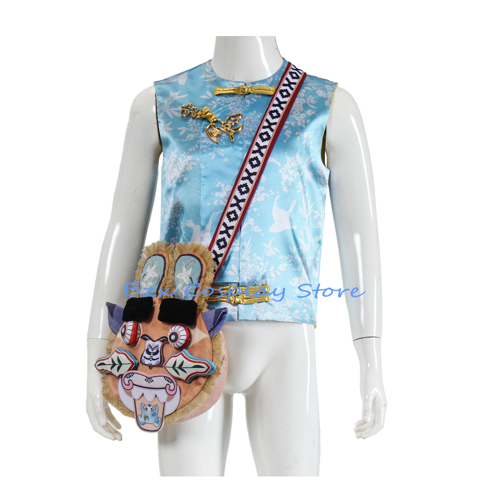 Women Bags In Trend - เสื้อกั๊กสไตล์หมวกมัสค์ ซอน เอ็กซ์ ลายหัวเสือ แบบเดียวกับชุดคอสเพลย์จีนเดอะเจอร์นีย์ เอ็กซ์