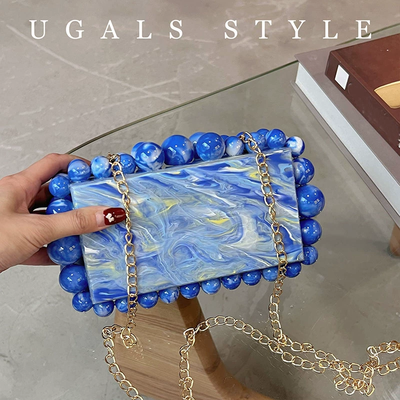กระเป๋าคลัทช์ทรงสี่เหลี่ยมอะคร - Evening Bag Beaded บทวิจารณ์และราคา