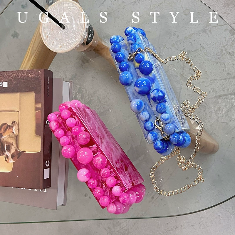กระเป๋าคลัทช์ทรงสี่เหลี่ยมอะคร - Evening Bag Beaded บทวิจารณ์และราคา