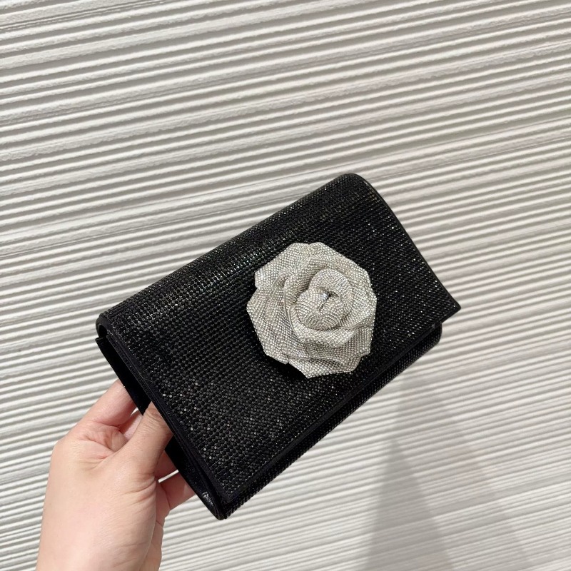 กระเป๋าคลัทช์คริสตัลสีเงินระยิ - Evening Bag Beaded บทวิจารณ์และราคา