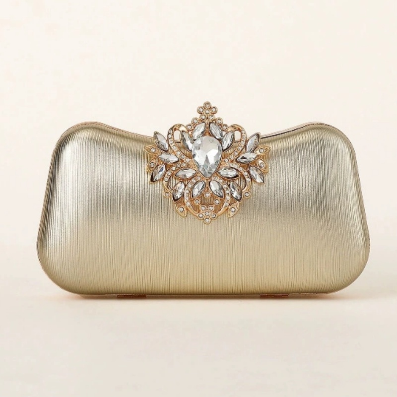 กระเป๋าคลัทช์กำมะหยี่สีเขียวเข - Women Bags Gold บทวิจารณ์และราคา