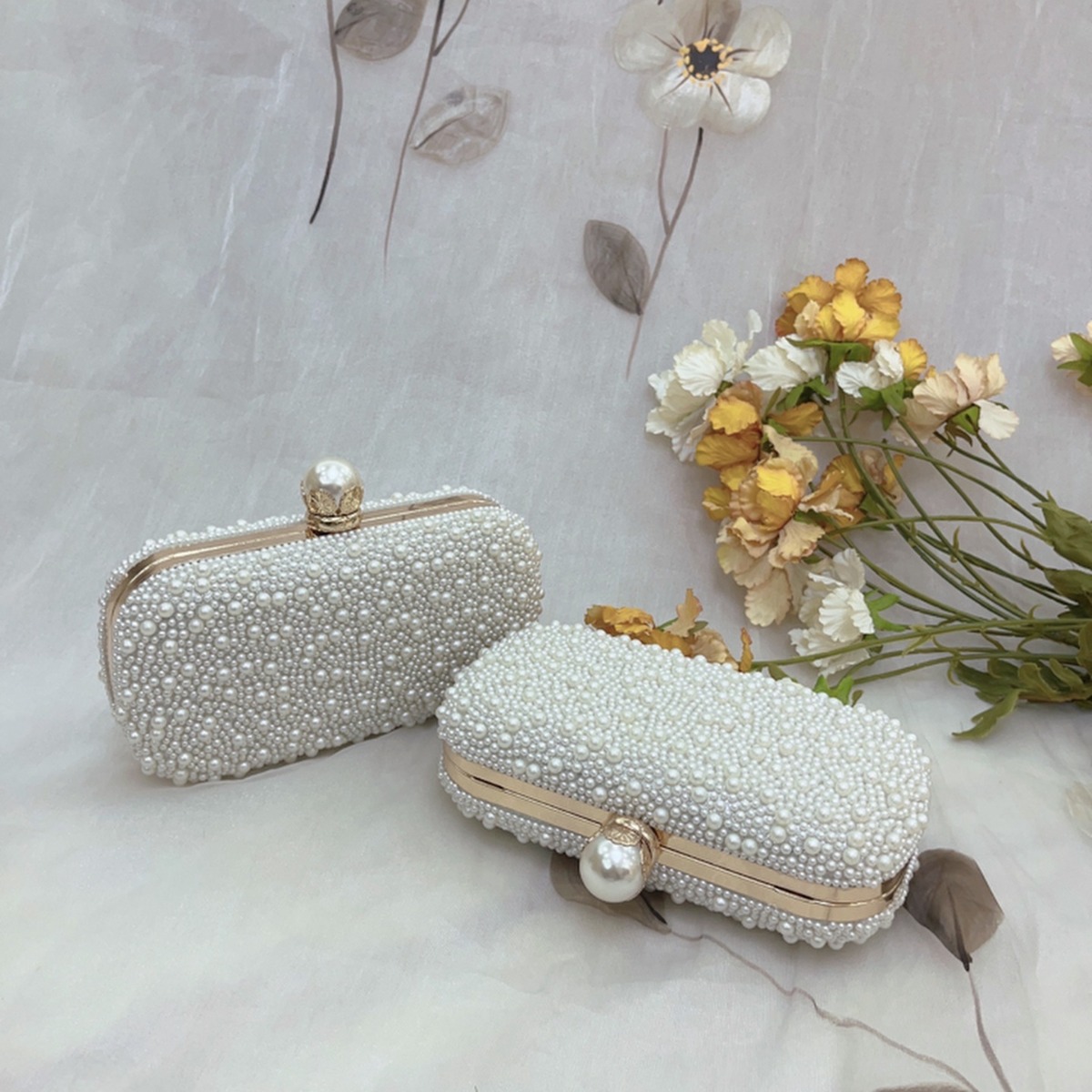 กระเป๋าคลัทช์งานแต่งงานสุดหรู  - Evening Bag Beaded บทวิจารณ์และราคา
