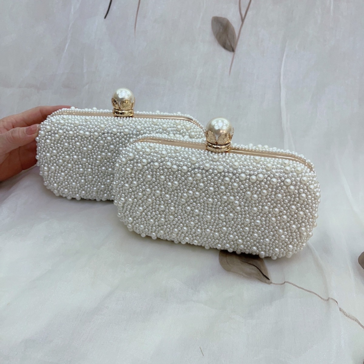 กระเป๋าคลัทช์งานแต่งงานสุดหรู  - Evening Bag Beaded บทวิจารณ์และราคา