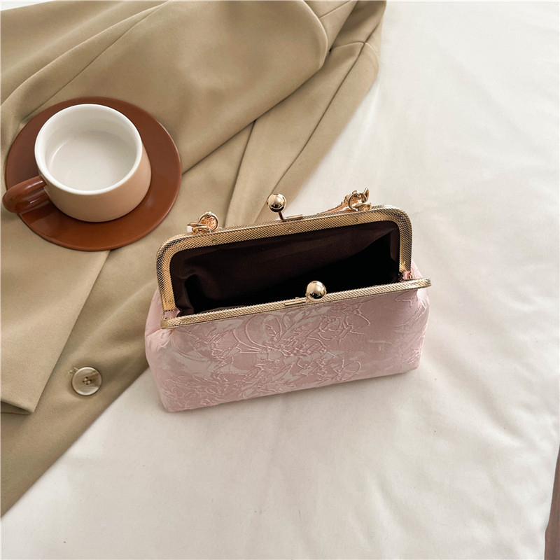 วินเทจคลาสสิกลูกไม้กระเป๋ามุกเ - Evening Bag Beaded บทวิจารณ์และราคา