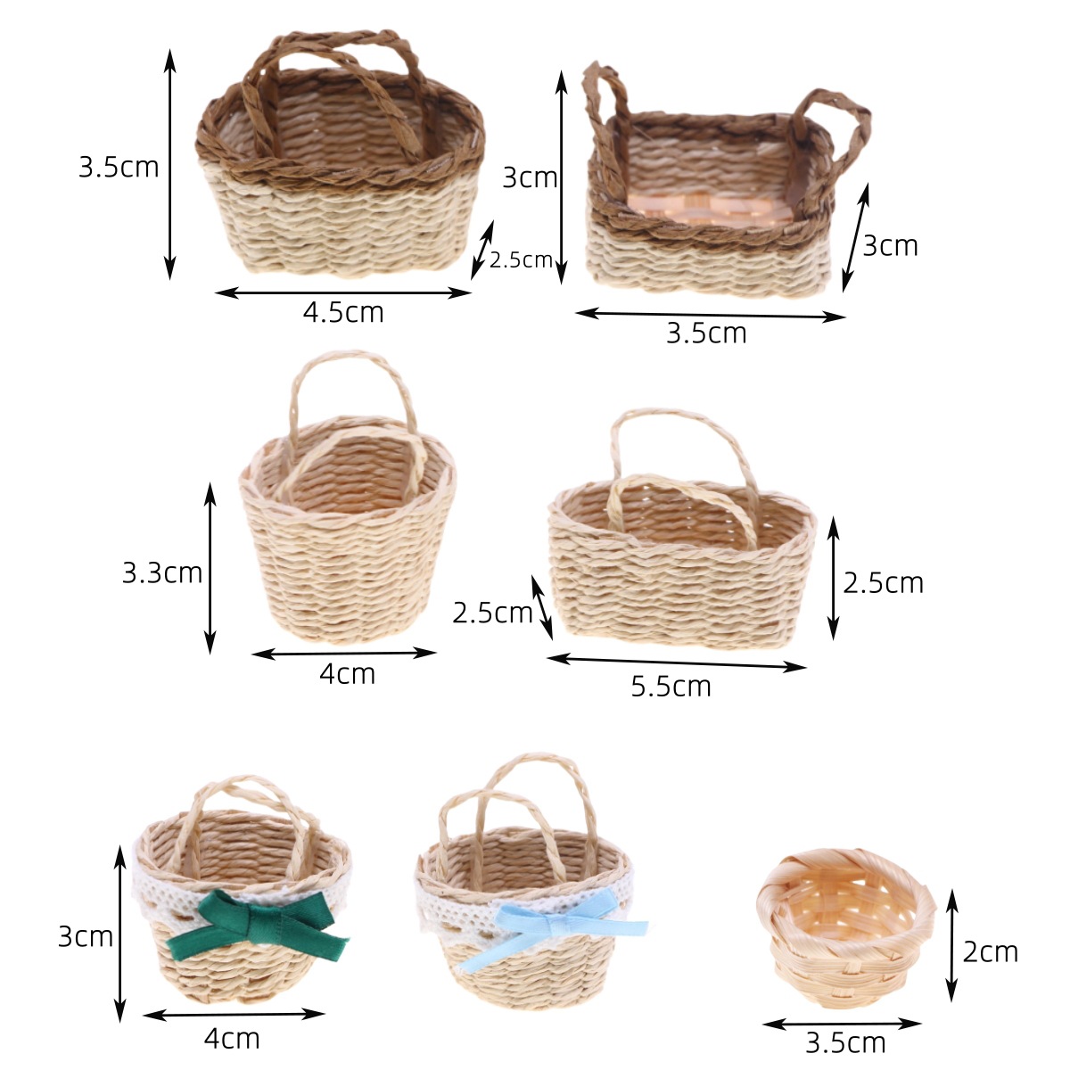 1 PC ตุ๊กตา Handทอ Lafite หญ้า - Basket Bag Wicker บทวิจารณ์และราคา