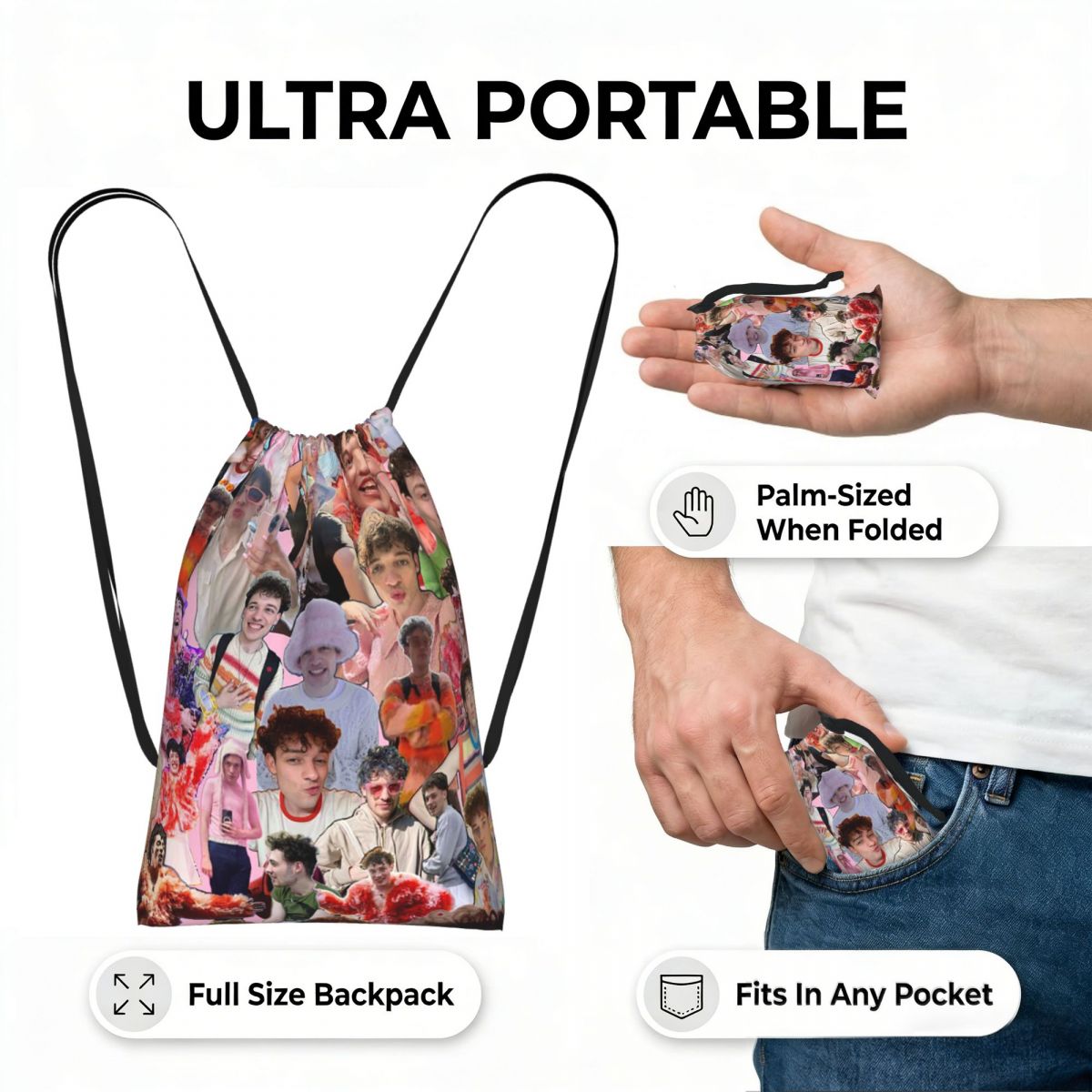 กระเป๋าเป้แบบมีเชือกผูก Nemo E - Women Bags Winners บทวิจารณ์และราคา