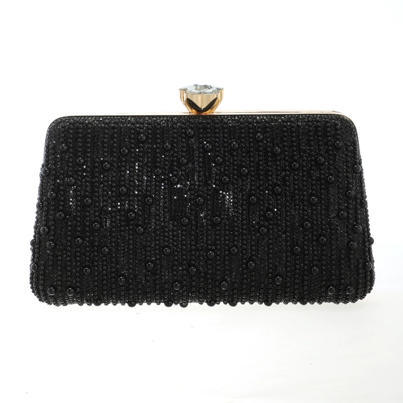 กระเป๋าถือสำหรับงานเลี้ยงสีเงิ - Evening Bag Beaded บทวิจารณ์และราคา