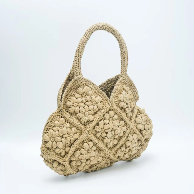 กระเป๋าถือสานลายดอกไม้แบบโปร่ง - Women Bags In Trend บทวิจารณ์และราคา