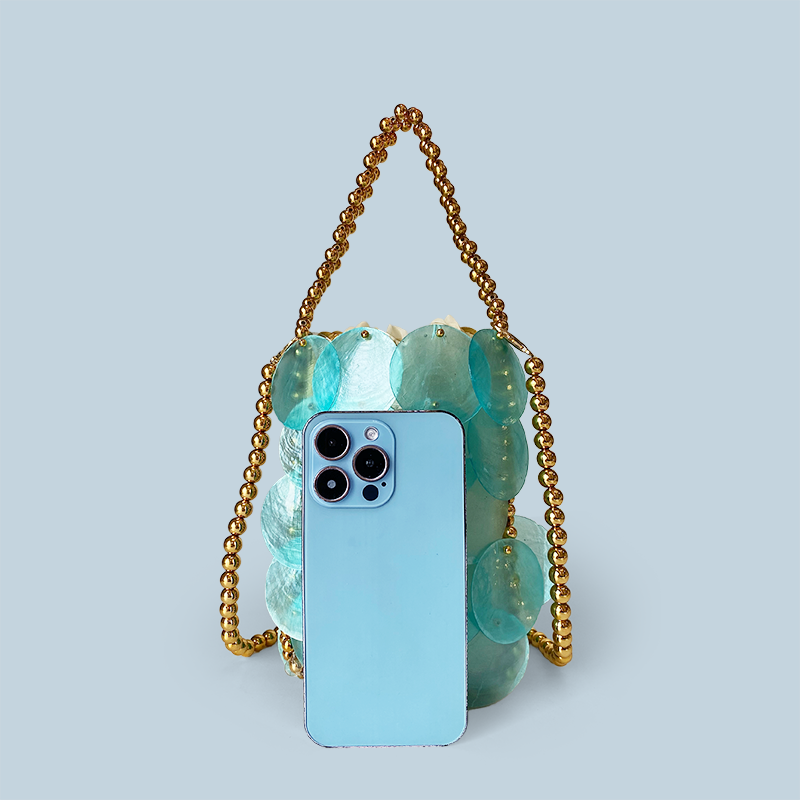 กระเป๋าถือ/สะพายข้าง ลายเกล็ดป - Evening Bag Beaded บทวิจารณ์และราคา