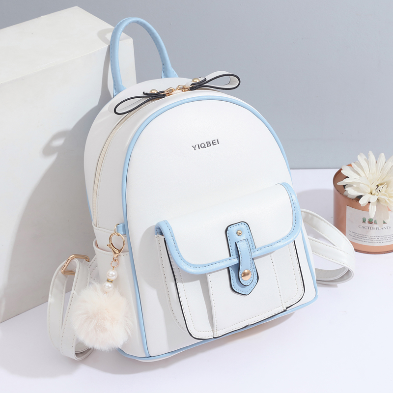 กระเป๋าเป้สะพายหลังเนื้อสีทึบม - Women Bags White บทวิจารณ์และราคา
