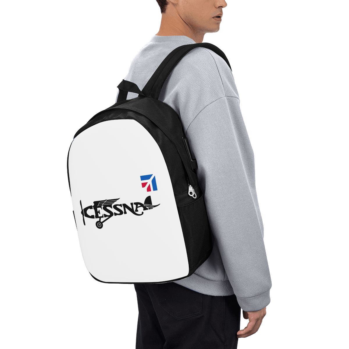 กระเป๋าเป้สะพายหลังโลโก้เซสนาก - Women Bags For Laptop บทวิจารณ์และราคา