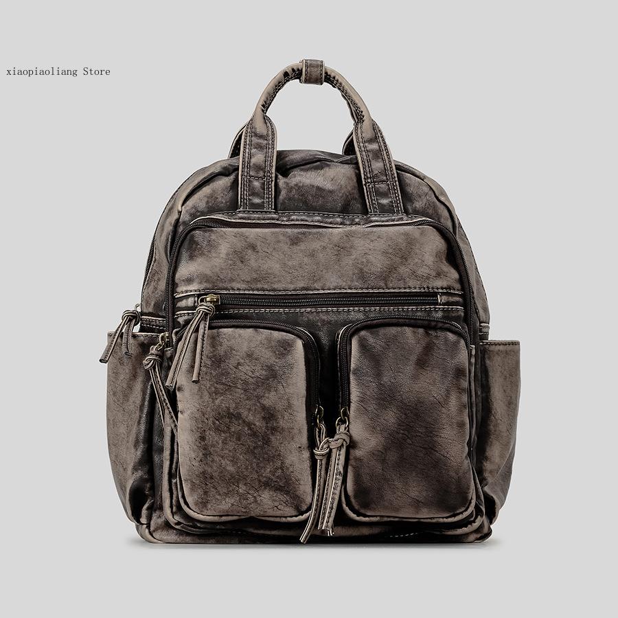 กระเป๋าเป้หนัง PU ล้างนุ่มหรูห - Women Bags In Trend บทวิจารณ์และราคา