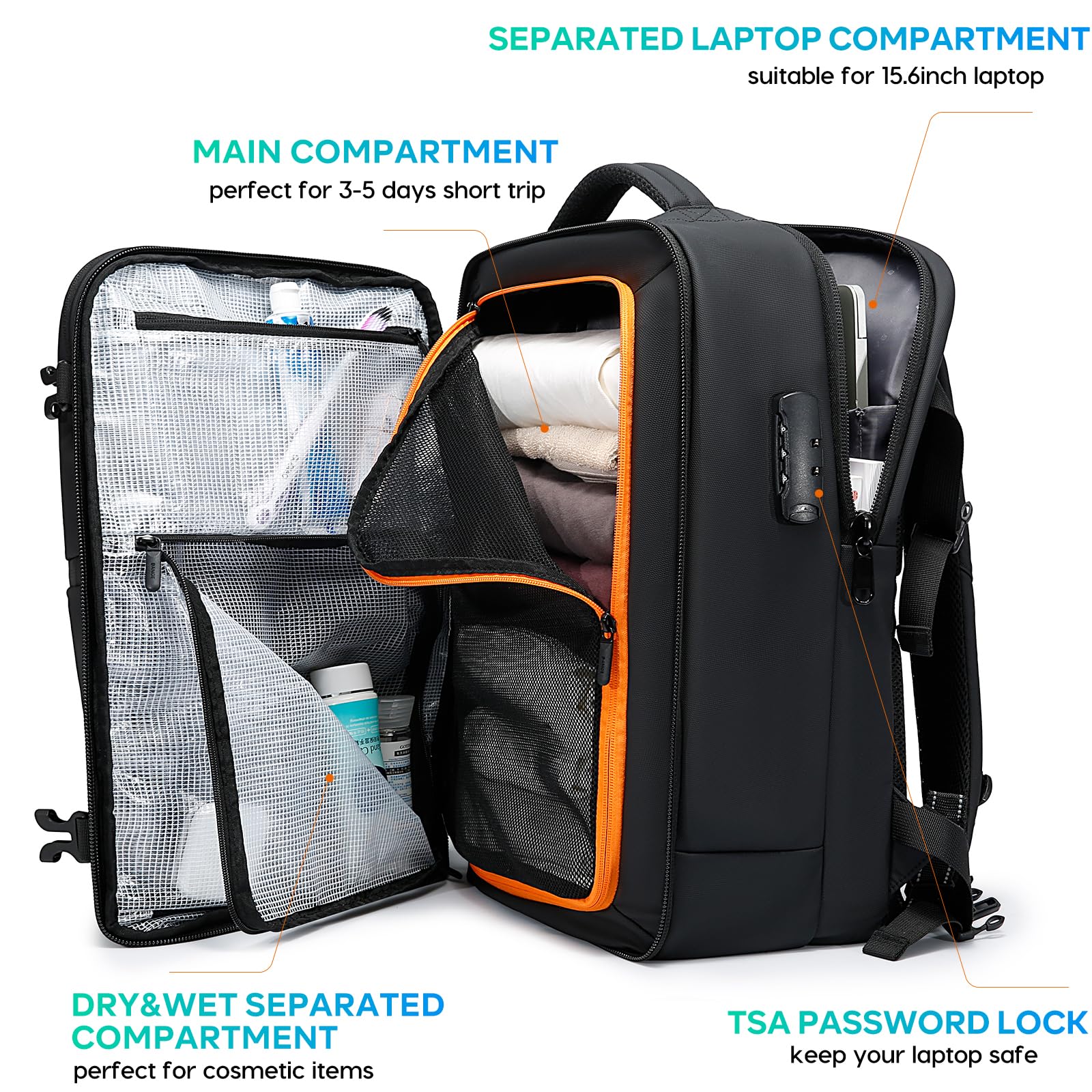 กระเป๋าเดินทาง BANGE ป้องกันกา - Women Bags For Laptop บทวิจารณ์และราคา