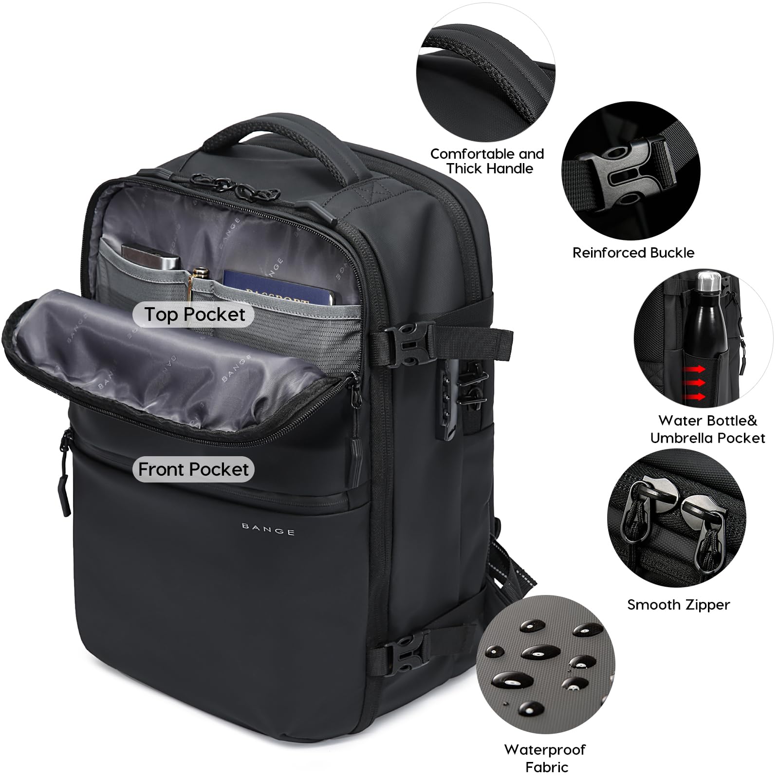 กระเป๋าเดินทาง BANGE ป้องกันกา - Women Bags For Laptop บทวิจารณ์และราคา