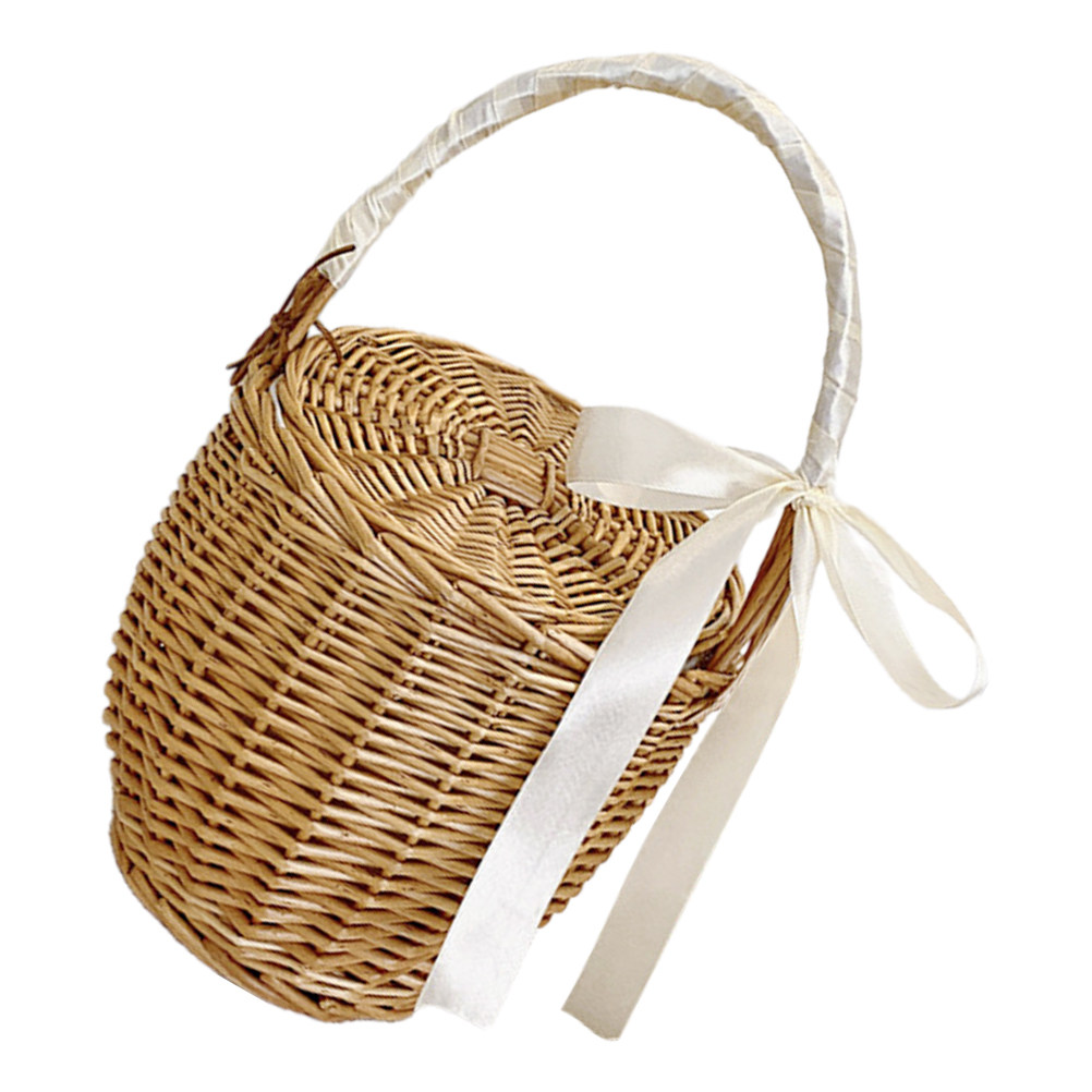 ตะกร้าปิกนิกแบบถักสไตล์ฝรั่งเศ - Basket Bag Wicker บทวิจารณ์และราคา