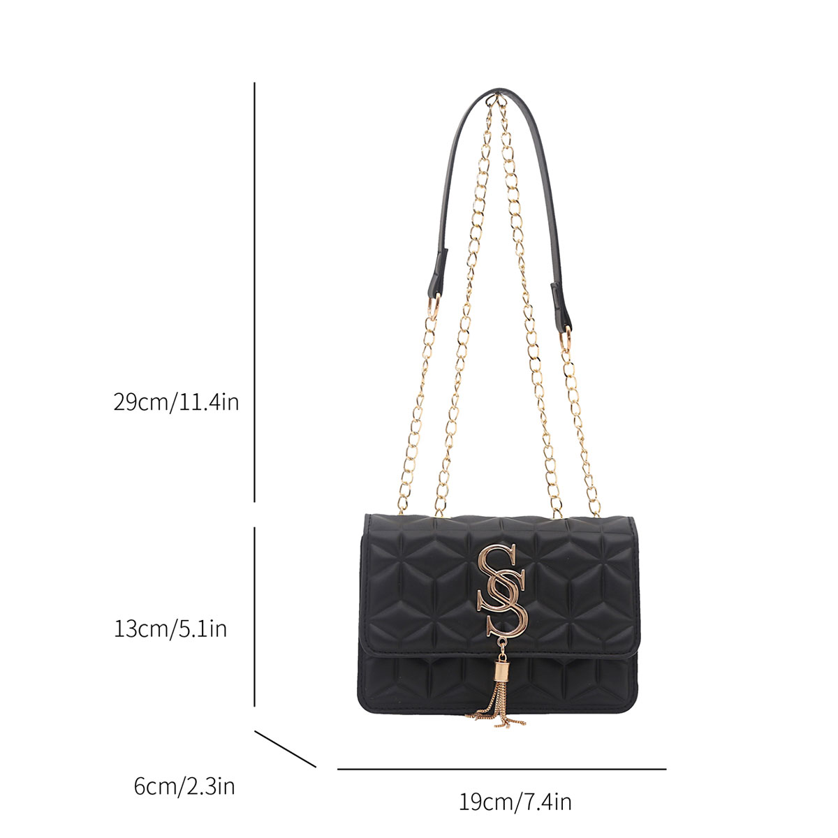กระเป๋าสะพายไหล่ทรงสี่เหลี่ยมเ - Women Bags In Trend บทวิจารณ์และราคา