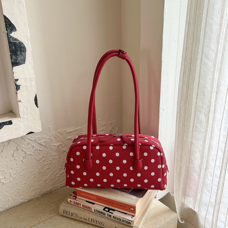 กระเป๋าสะพายไหล่ลายจุดมินิบอสต - Women Bags 2026 บทวิจารณ์และราคา
