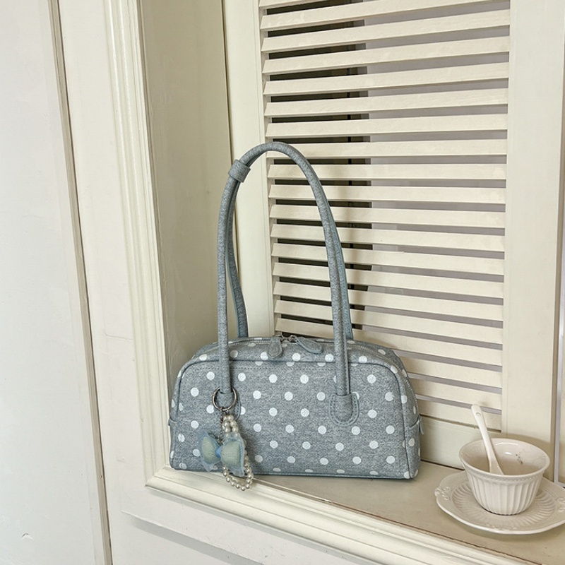 กระเป๋าสะพายไหล่ลายจุดมินิบอสต - Women Bags 2026 บทวิจารณ์และราคา