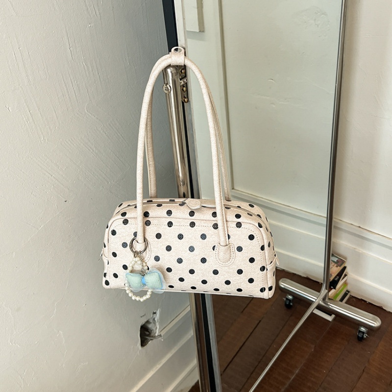 กระเป๋าสะพายไหล่ลายจุดมินิบอสต - Women Bags 2026 บทวิจารณ์และราคา