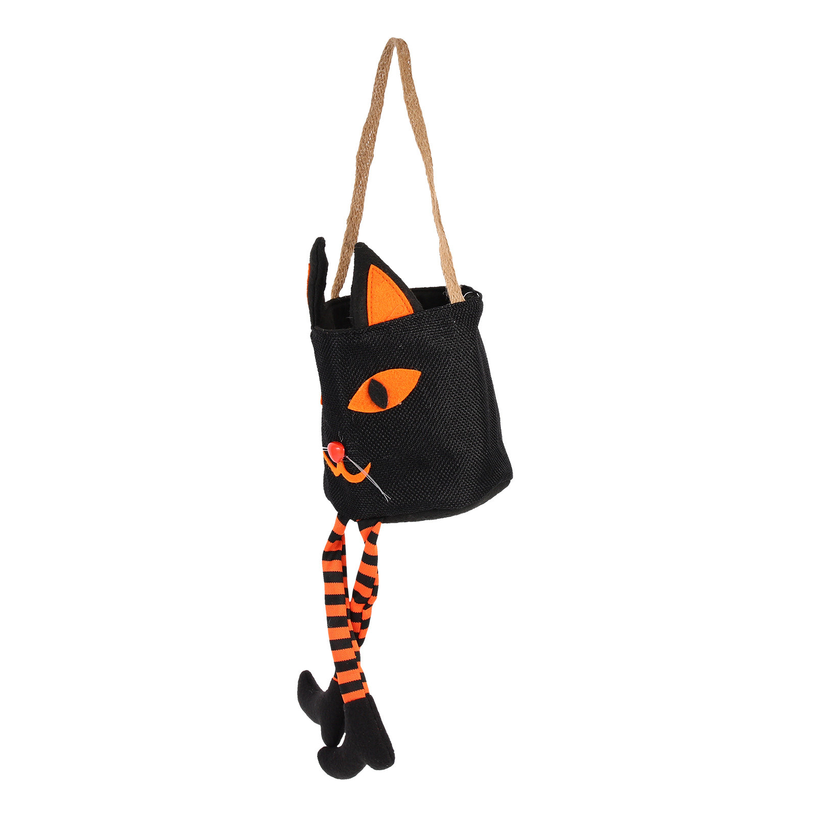 ถุงขนมฮาโลวีนสำหรับเด็ก ลายแมว - Basket Bag Wicker บทวิจารณ์และราคา
