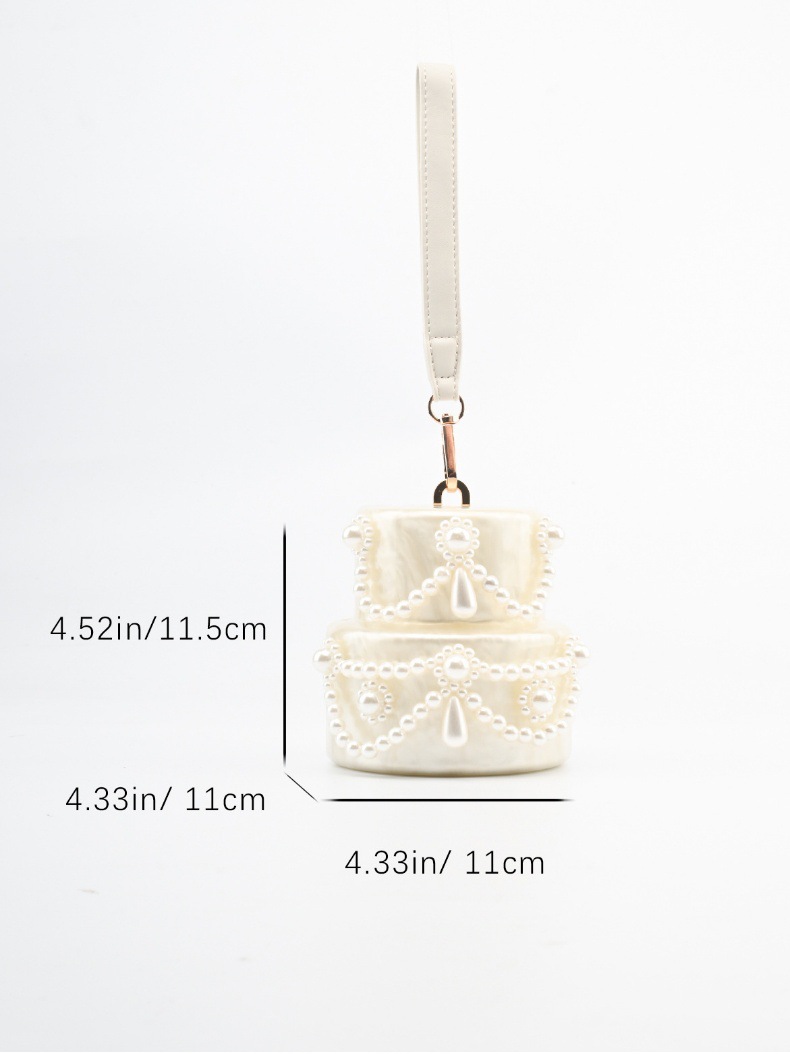 เค้กรูปร่างกระเป๋าคลัทช์อะคริล - Evening Bag Beaded บทวิจารณ์และราคา