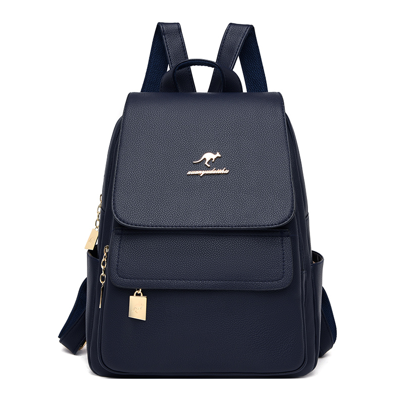 หนังคุณภาพสูงกระเป๋าเป้สะพายหล - Women Bags White บทวิจารณ์และราคา