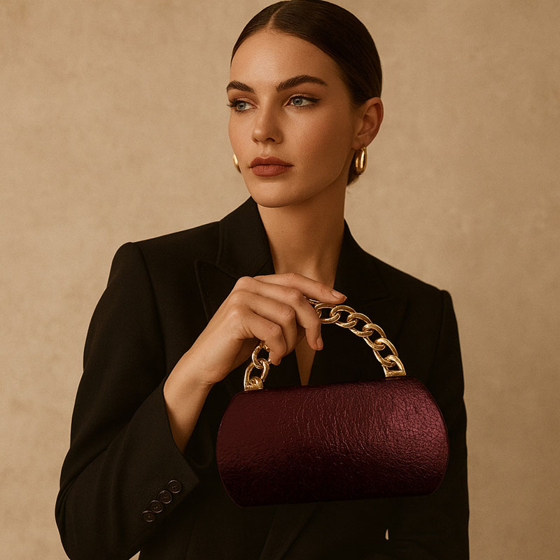 กระเป๋าคลัทช์ทรงกล่องหัวเข็มขั - Women Bags Gold บทวิจารณ์และราคา