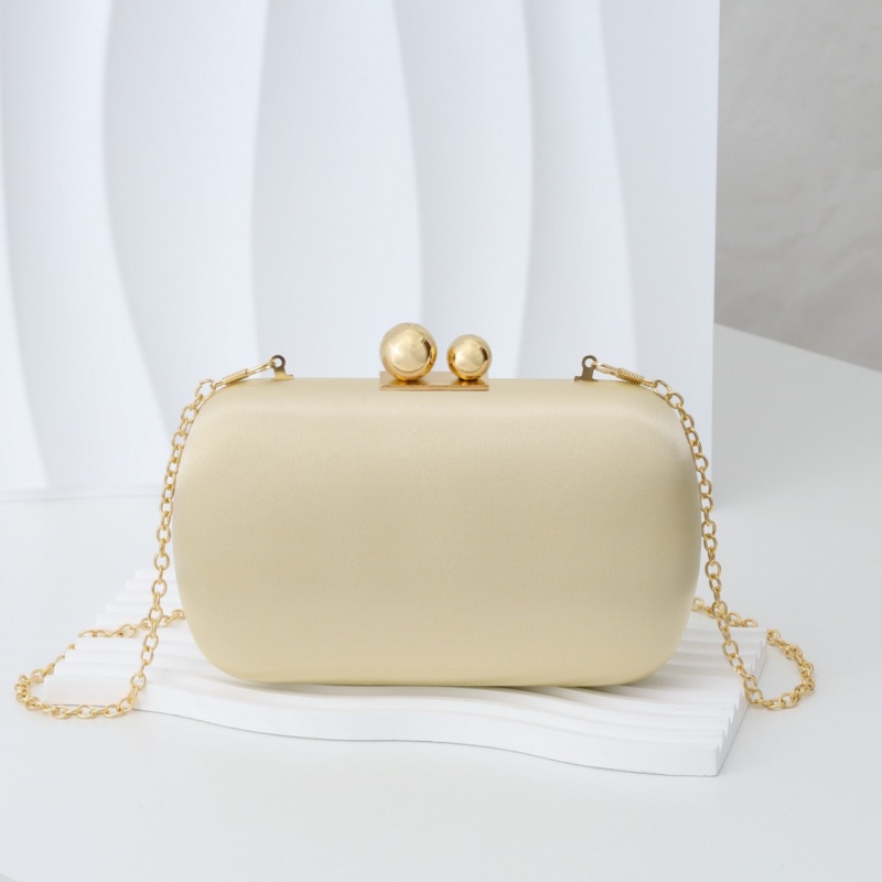 กระเป๋าคลัทช์ผ้าซาตินเนื้อนุ่ม - Women Bags Gold บทวิจารณ์และราคา