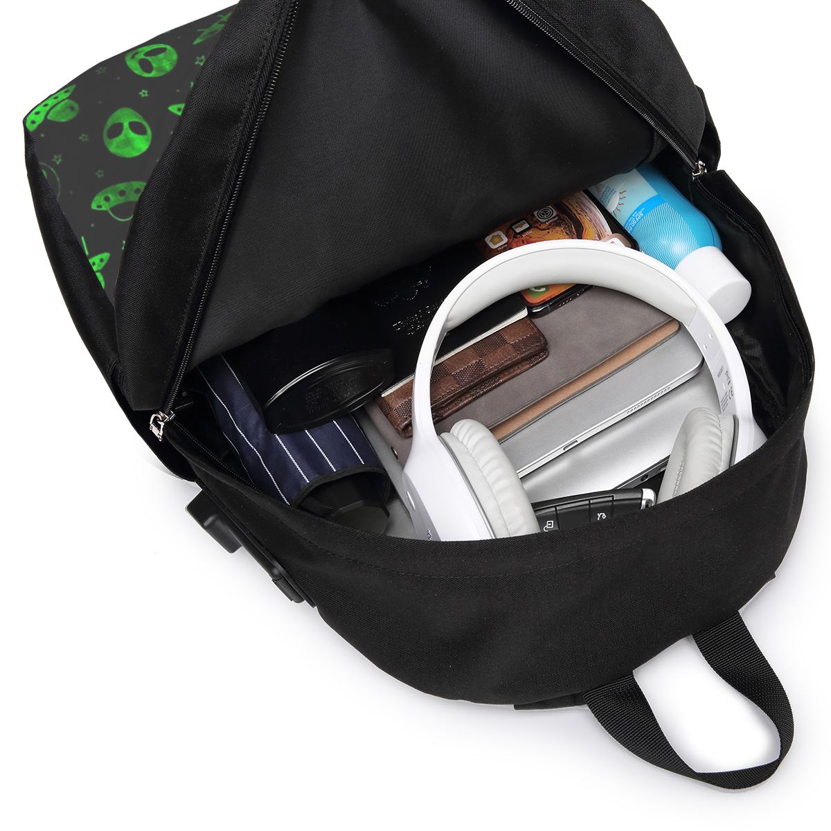กระเป๋าเป้สะพายหลังลายเอเลี่ยน - Women Bags For Laptop บทวิจารณ์และราคา
