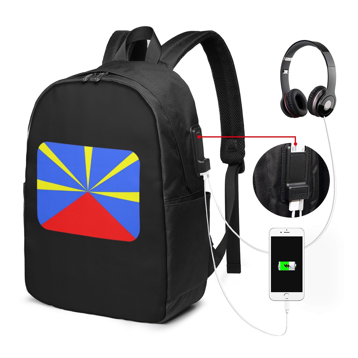 974 เรอูนียงไอส์แลนด์ แฟล็ก แบ - Women Bags For Laptop บทวิจารณ์และราคา