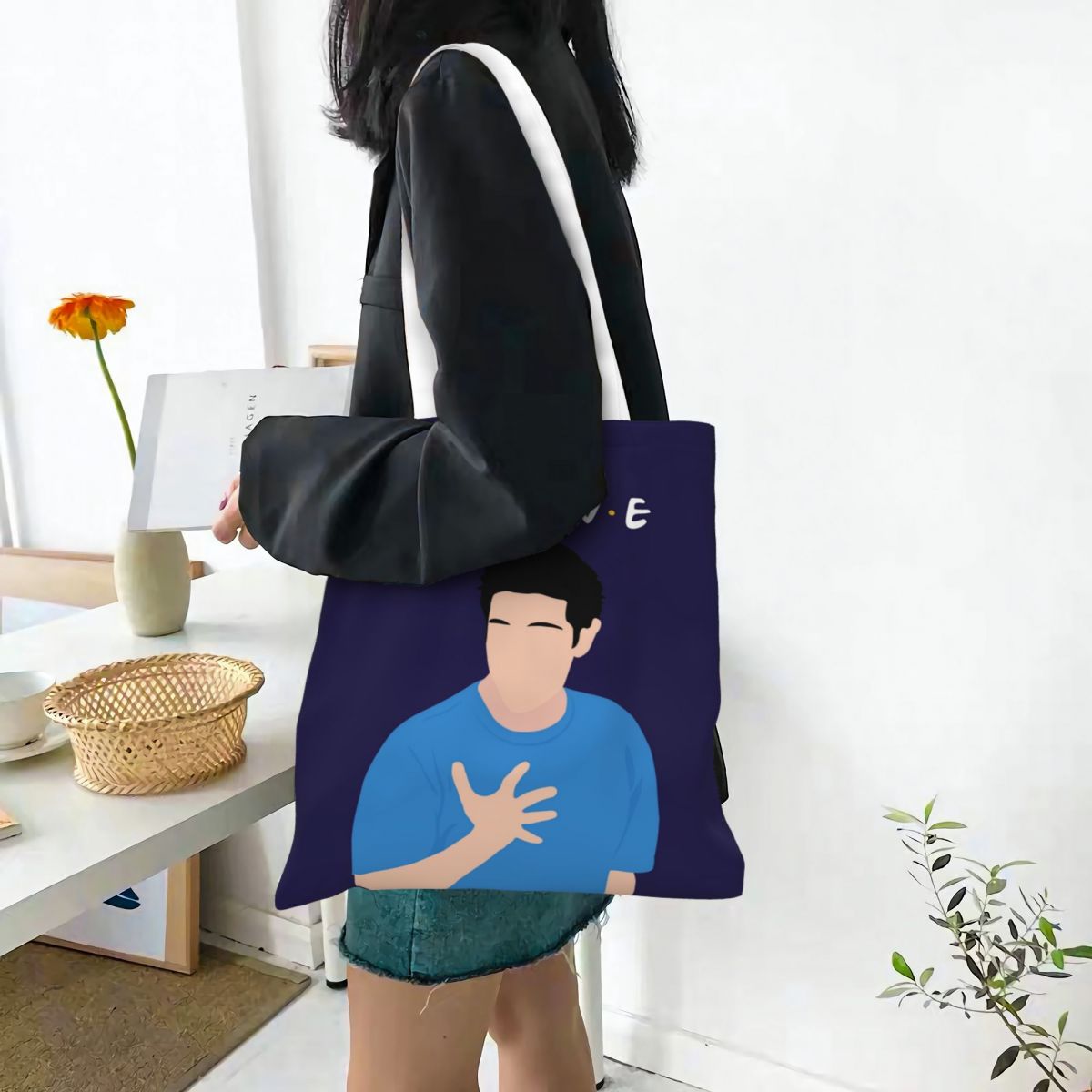 กระเป๋าผ้าแคนวาส I'm Fine เป็น - Women Bags Ross บทวิจารณ์และราคา