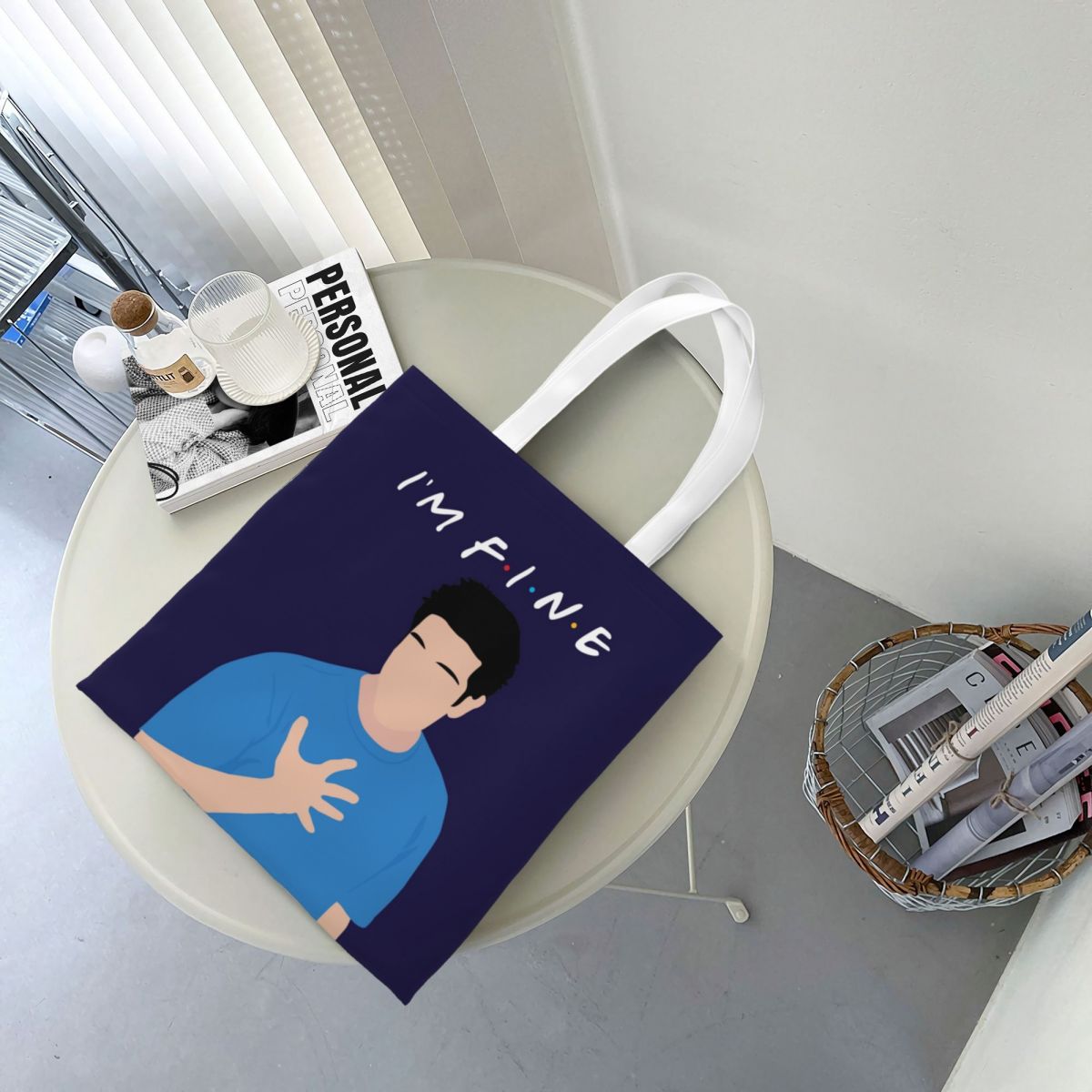 กระเป๋าผ้าแคนวาส I'm Fine เป็น - Women Bags Ross บทวิจารณ์และราคา