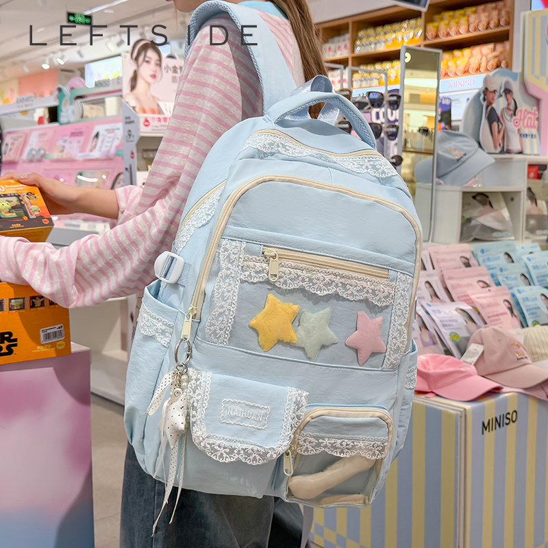 กระเป๋าเป้สะพายหลังตกแต่งลูกไม - Women Bags In Trend บทวิจารณ์และราคา
