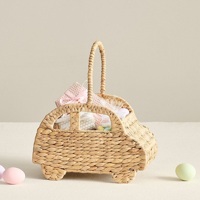 ตะกร้าเก็บของสานมือจากหญ้ามะระ - Basket Bag Wicker บทวิจารณ์และราคา