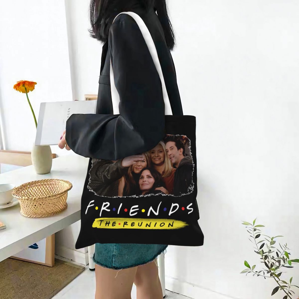 กระเป๋าผ้าแคนวาสลาย Friends Th - Women Bags Ross บทวิจารณ์และราคา