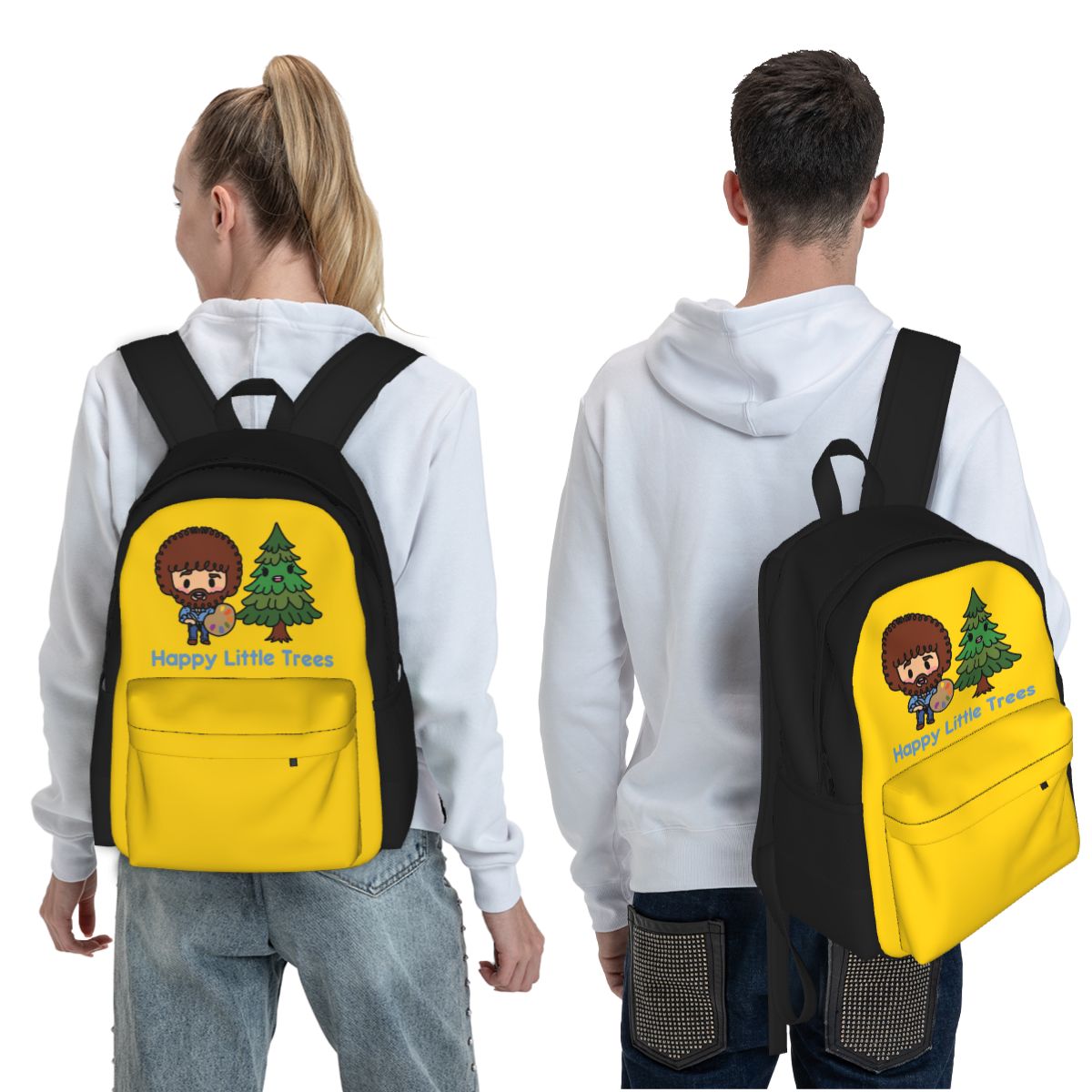 HAPPY LITTLE TREES (BOB ROSS)  - Women Bags Ross บทวิจารณ์และราคา