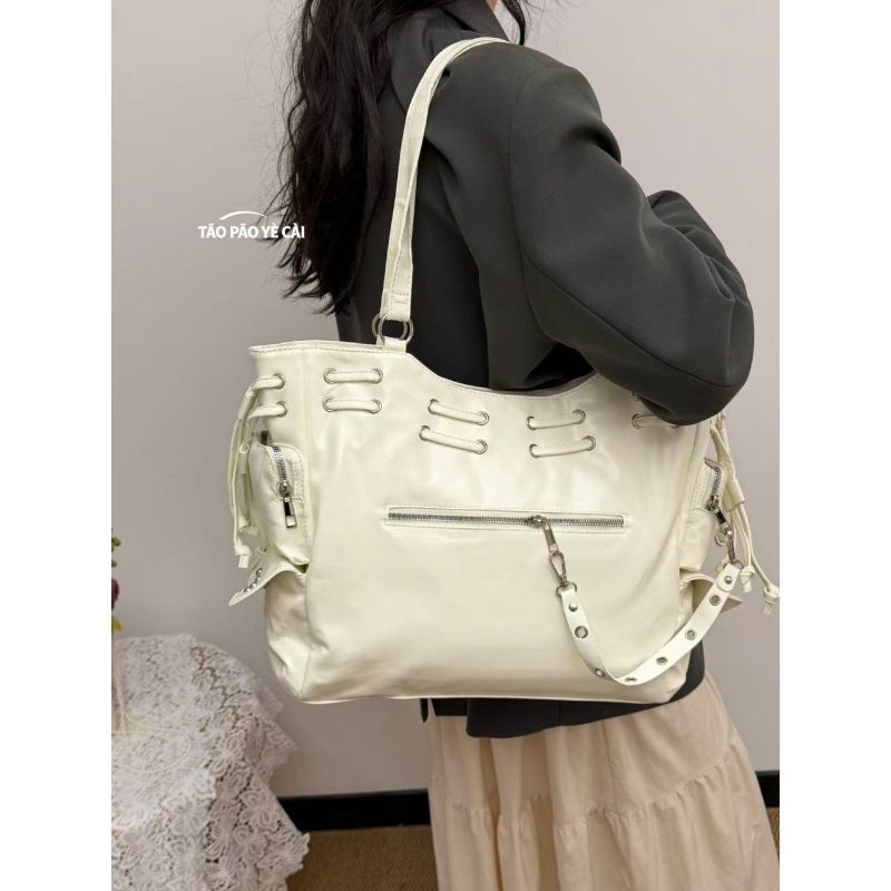 กระเป๋าโท้ทลายรถจักรยานยนต์สไต - Women Bags In Trend บทวิจารณ์และราคา