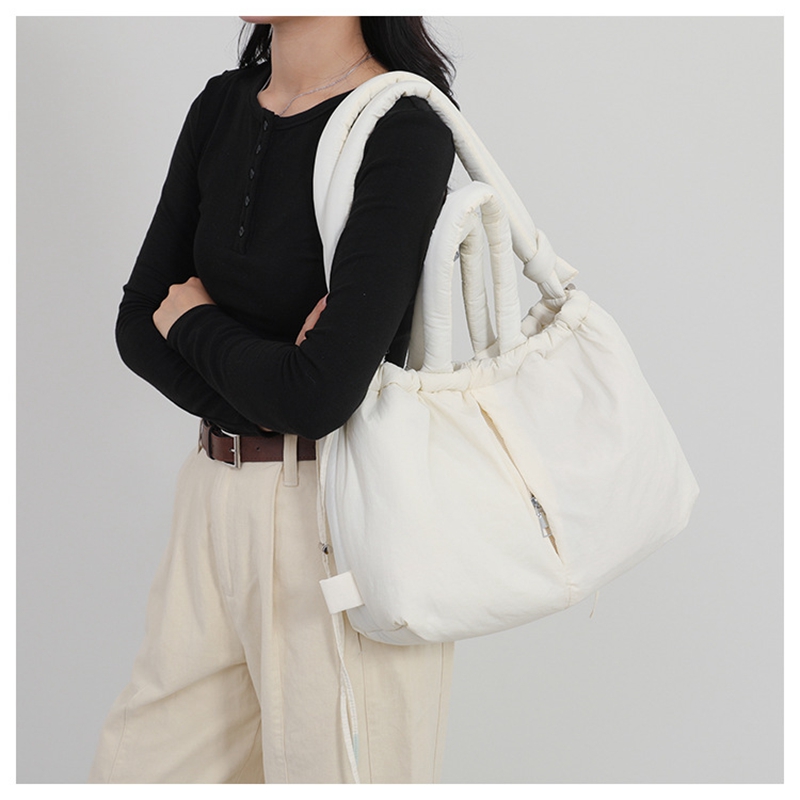 กระเป๋าไหล่เส้นเดียวแฟชั่นแจ็ค - Women Bags White บทวิจารณ์และราคา