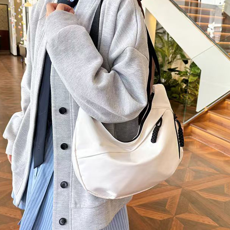 กระเป๋าสะพายข้างไนลอนสำหรับผู้ - Women Bags White บทวิจารณ์และราคา