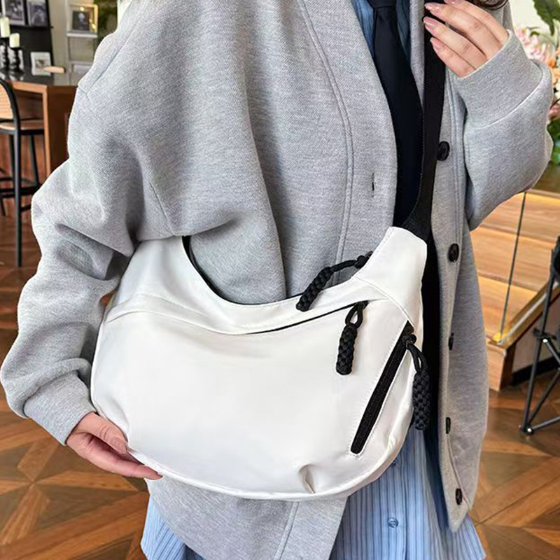 กระเป๋าสะพายข้างไนลอนสำหรับผู้ - Women Bags White บทวิจารณ์และราคา