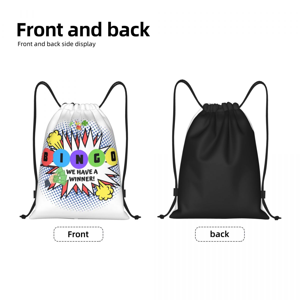 กระเป๋าเป้แบบมีเชือกผูก Bingo  - Women Bags Winners บทวิจารณ์และราคา